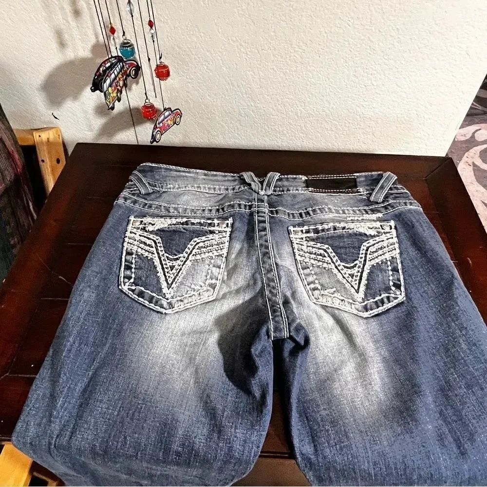 EUC Vigoss Chelsea Capri Size 3/4 Length 21 Rolled cuff or 22 Straight #J11 - Picture 8 of 9